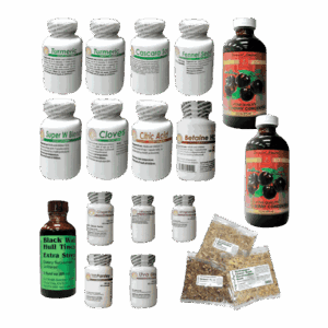 3 in 1 Dr. Clark Digestive Aid, Para, and Kidney Cleanse Kit (17 items)