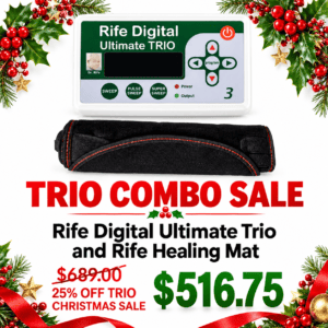 Rife Digital Ultimate Trio + Rife Healing Mat - Christmas Combo Sale